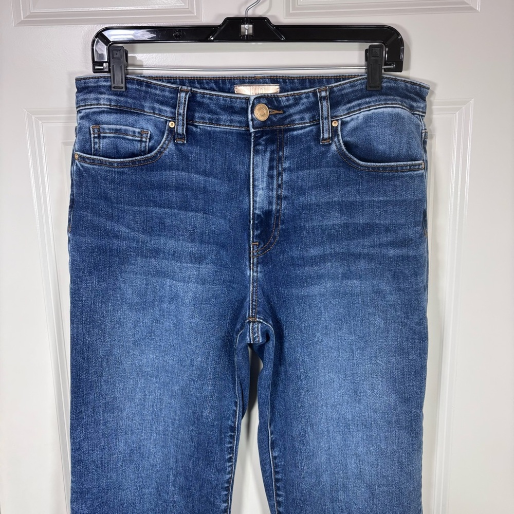 Kut From The Kloth Charlotte High Rise Culotte Denim Jeans Women’s 10 Wide Leg - Picture 3 of 9